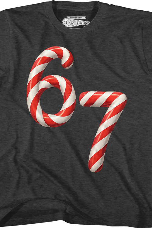 Youth 67 Peppermint Candy Canes Shirt