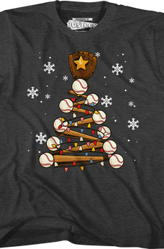 Youth Baseball Tree Shirt