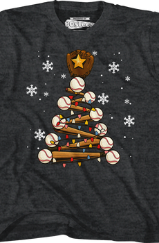 Youth Baseball Tree Shirt