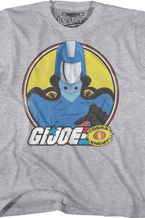 Youth Cartoon Cobra Commander GI Joe Shirt