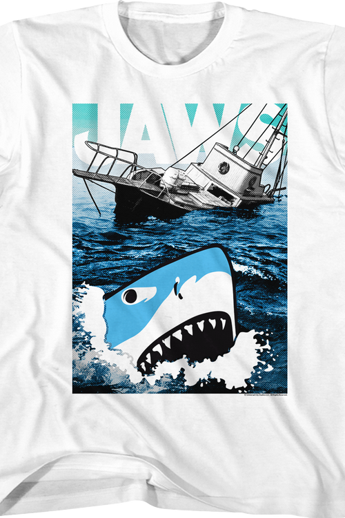 Youth Cartoon Shark Jaws Shirt