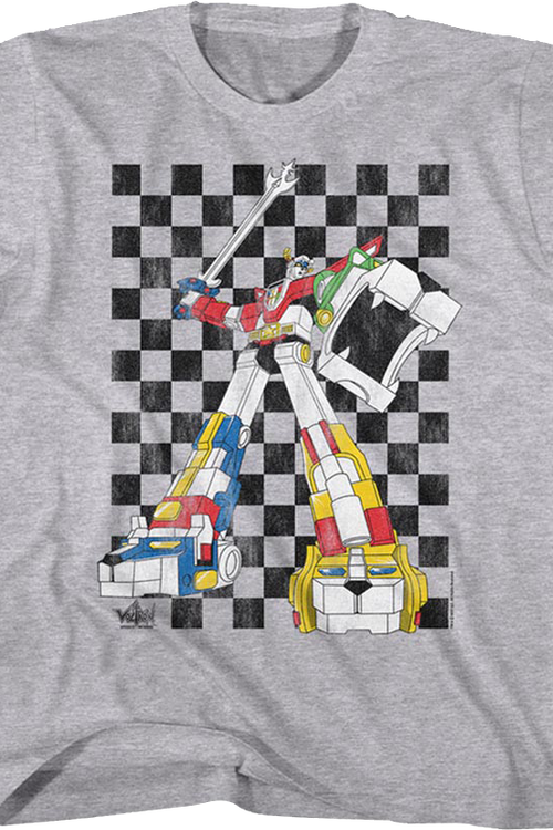 Youth Checkerboard Defender Voltron Shirt