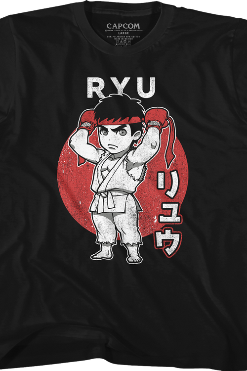 Youth Chibi Ryu Street Fighter Shirt