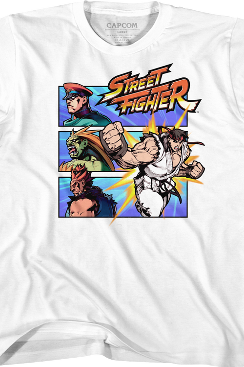 Youth Comic Attack Street Fighter Shirt