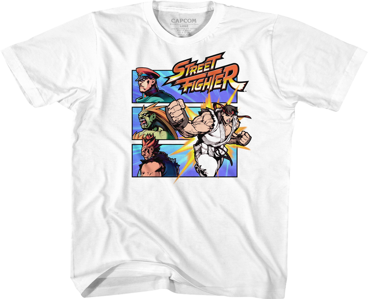 Youth Comic Attack Street Fighter Shirt