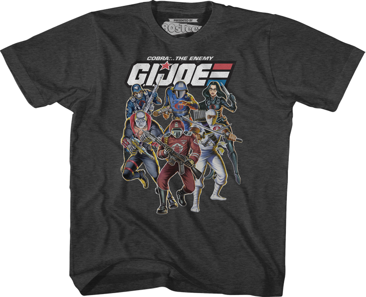 Youth Distressed Cobra Members GI Joe Shirt
