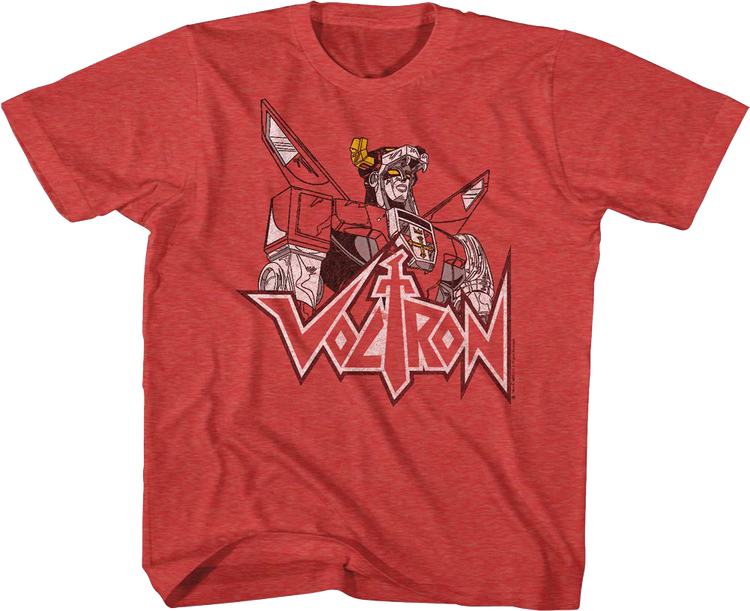 Youth Distressed Defender of the Universe Voltron Shirt