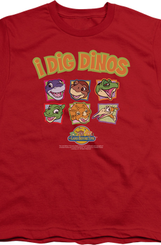 Youth I Dig Dinos Land Before Time Shirt