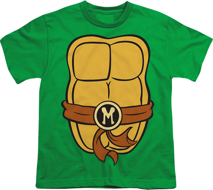 Youth Michelangelo Teenage Mutant Ninja Turtles Costume Shirt