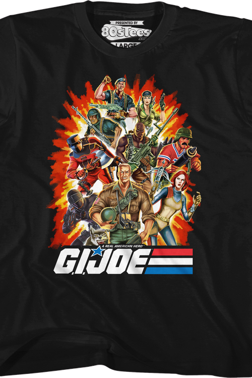 Youth Real American Heroes Group GI Joe Shirt