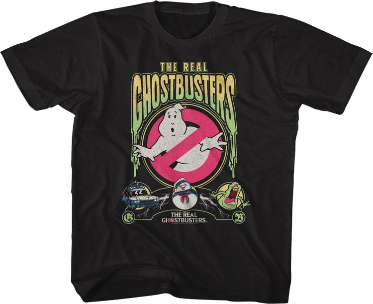 Youth Slimed Collage Real Ghostbusters Shirt