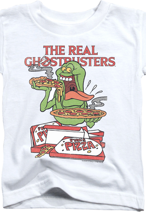 Youth Slimer's Pizza Real Ghostbusters Shirt
