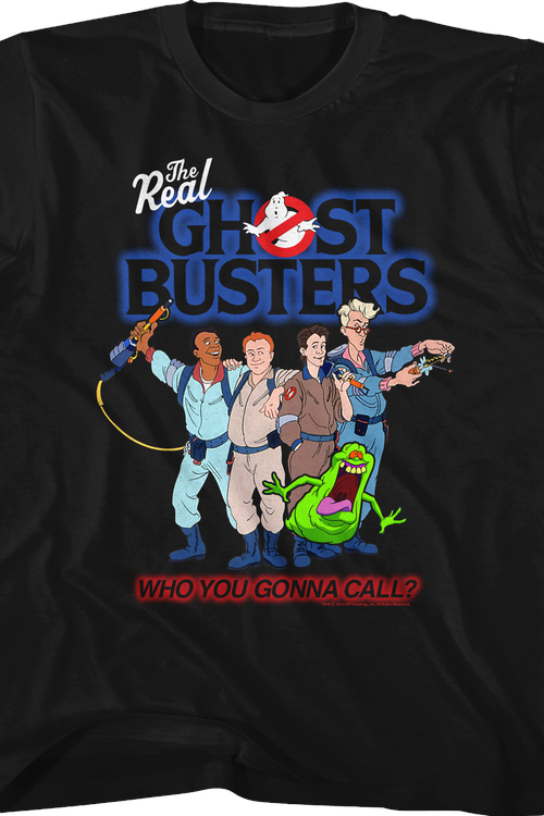 Youth Who You Gonna Call Real Ghostbusters Shirt