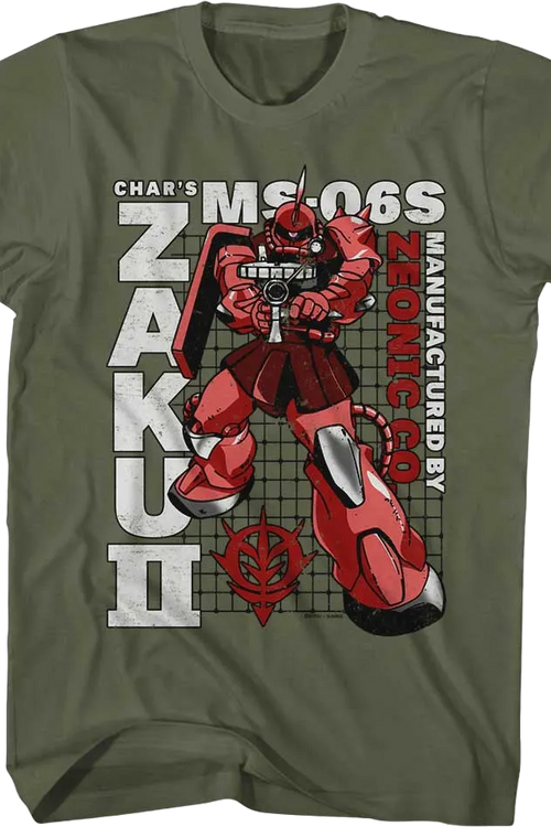 Zaku II Gundam T-Shirt