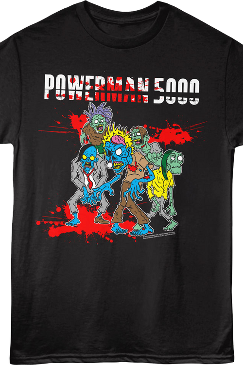 Zombies Powerman 5000 T-Shirt