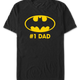 #1 Dad Batman DC Comics T-Shirt thumbnail