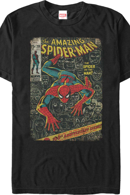 100th Anniversary Issue Spider-Man Marvel Comics T-Shirt