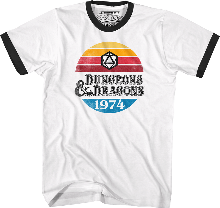 1974 Dungeons & Dragons Ringer Shirt