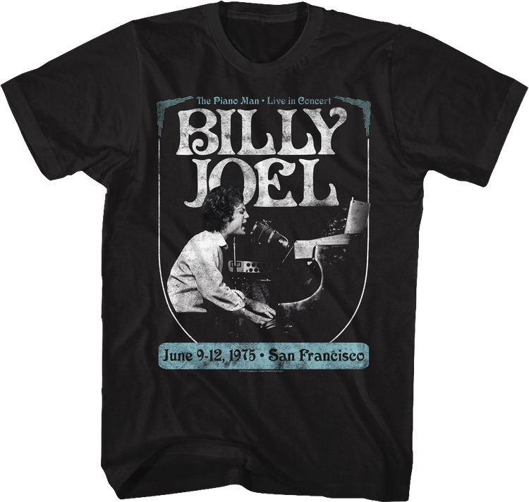 1975 Concert Billy Joel T-Shirt