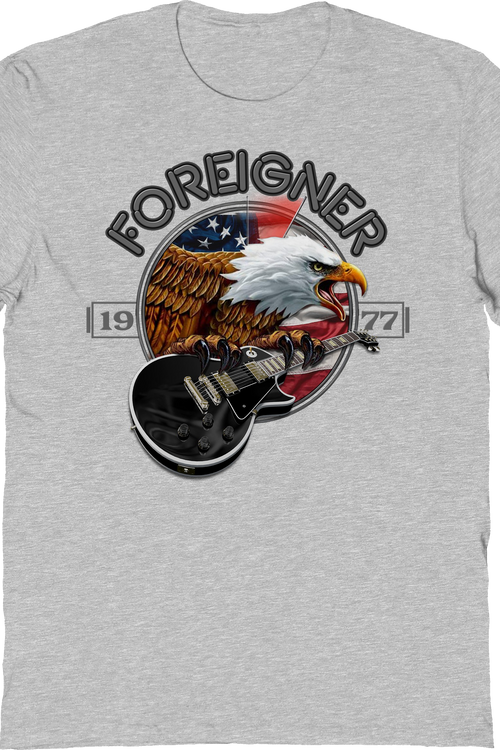 1977 Bald Eagle Foreigner T-Shirt