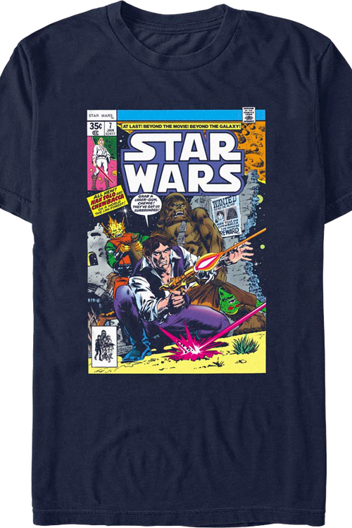 1977 Comic Book Cover Star Wars T-Shirt