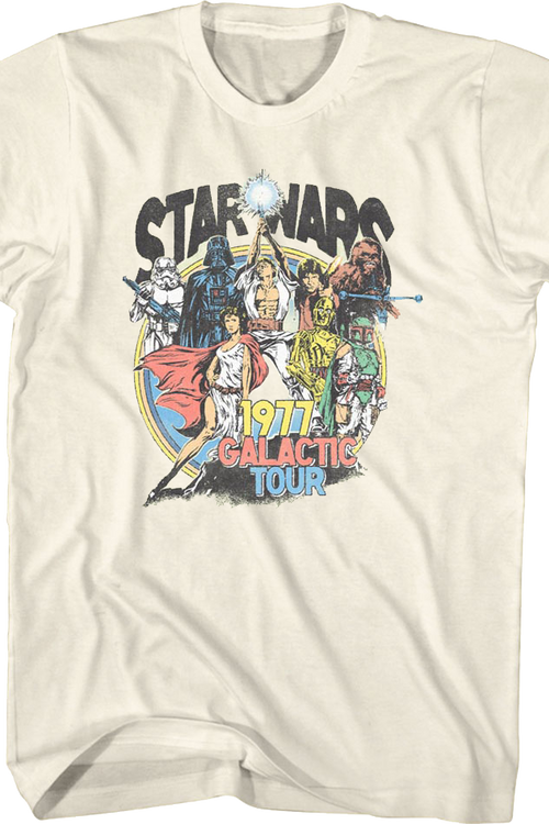 1977 Galactic Tour Star Wars T-Shirt