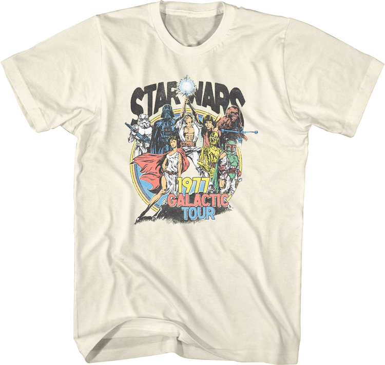 1977 Galactic Tour Star Wars T-Shirt