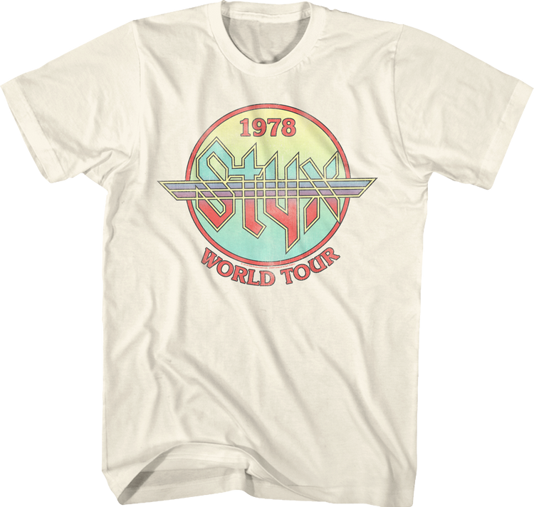 1978 World Tour Styx T-Shirt