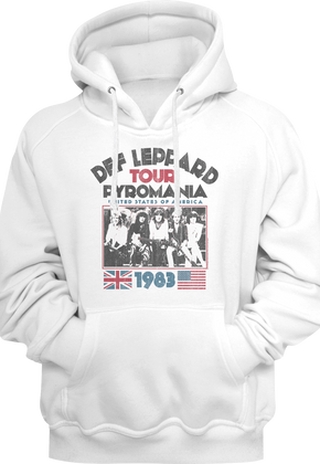 1983 Pyromania Tour Def Leppard Hoodie