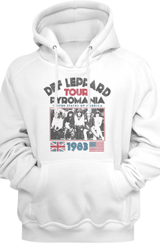 1983 Pyromania Tour Def Leppard Hoodie