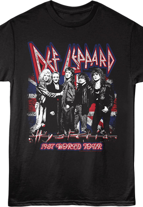 1987 Hysteria World Tour Def Leppard T-Shirt