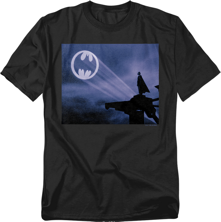 1989 Bat Signal Batman T-Shirt