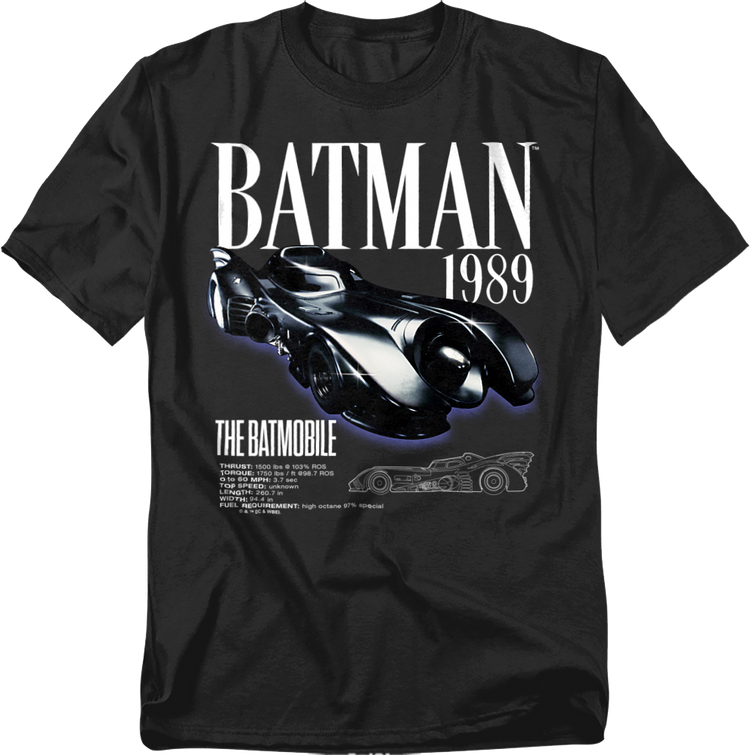 1989 Batmobile Batman T-Shirt