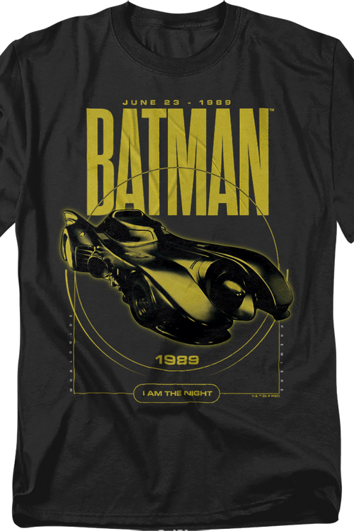 1989 I Am The Night Batman T-Shirt