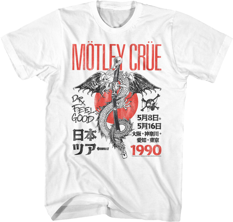 1990 Dr. Feelgood Tour Motley Crue T-Shirt