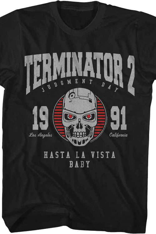 1991 Collegiate Logo Terminator 2 Judgment Day T-Shirt