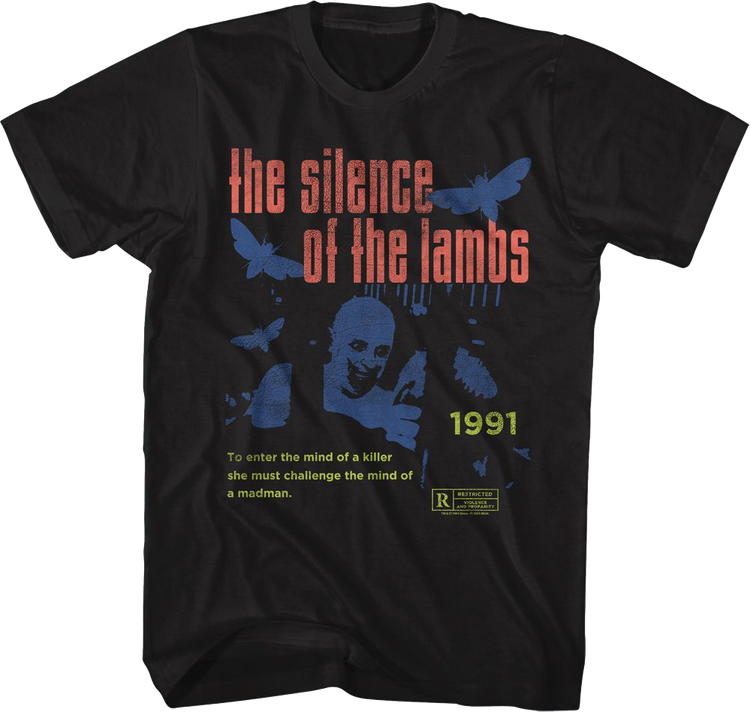 1991 Poster Silence Of The Lambs T-Shirt