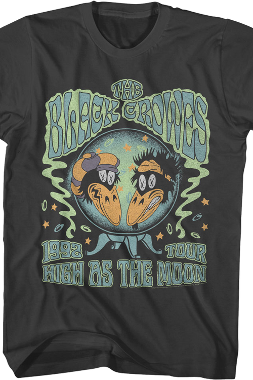 1992 High As The Moon Tour Black Crowes T-Shirt