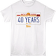 40 Years License Plate Back To The Future T-Shirt thumbnail