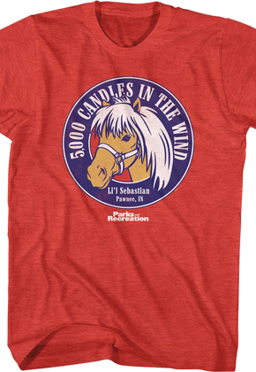 5,000 Candles in the Wind Parks and Recreation T-Shirt