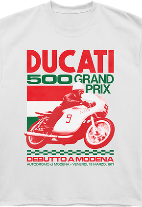 500 Grand Prix Modena 1971 Ducati Oversized T-Shirt