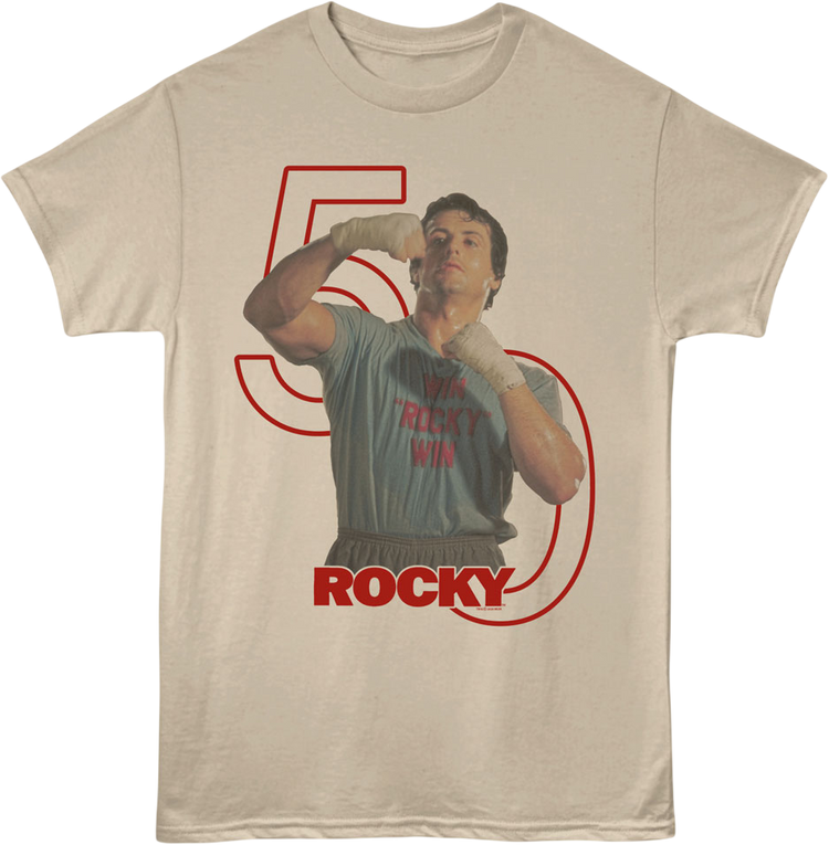 50th Anniversary Rocky T-Shirt