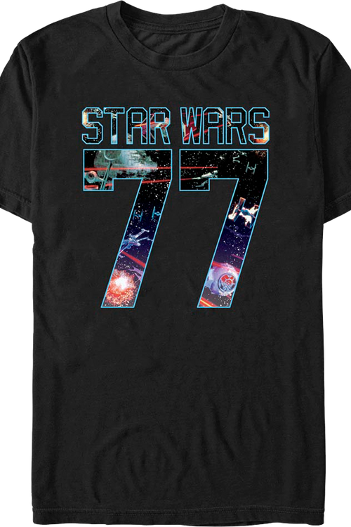 77 Chase Scene Star Wars T-Shirt
