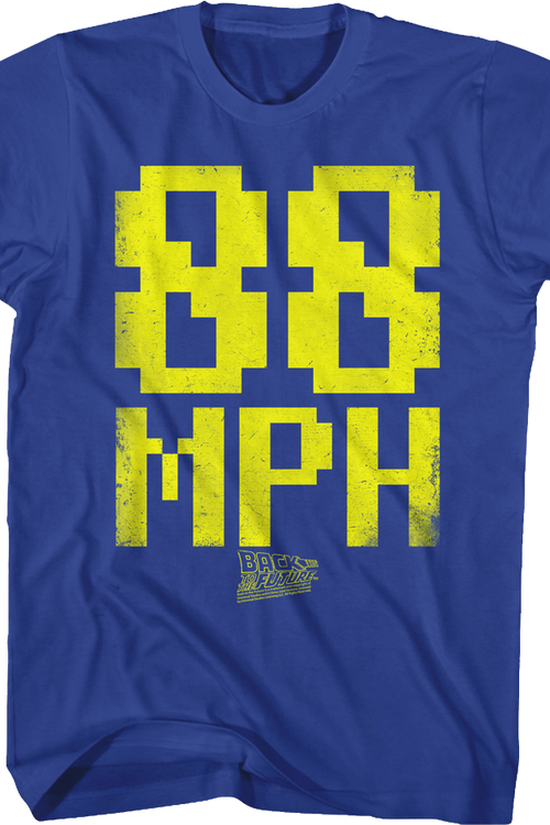 8-Bit 88 MPH Back To The Future T-Shirt