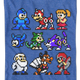 8-Bit Cast Mega Man T-Shirt thumbnail