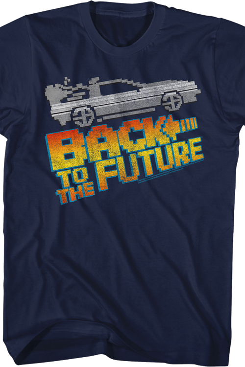8-Bit Back To The Future T-Shirt
