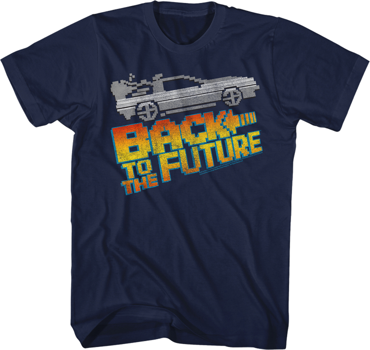 8-Bit Back To The Future T-Shirt
