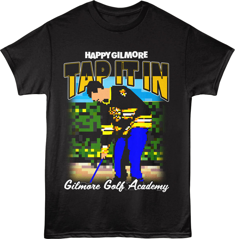 8-Bit Gilmore Golf Academy Happy Gilmore T-Shirt