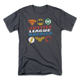 8-Bit Logos Justice League of America DC Comics T-Shirt thumbnail