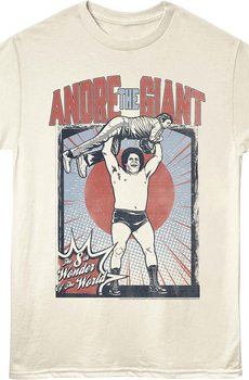 8th Wonder Of The World Illustration Andre The Giant T-Shirt